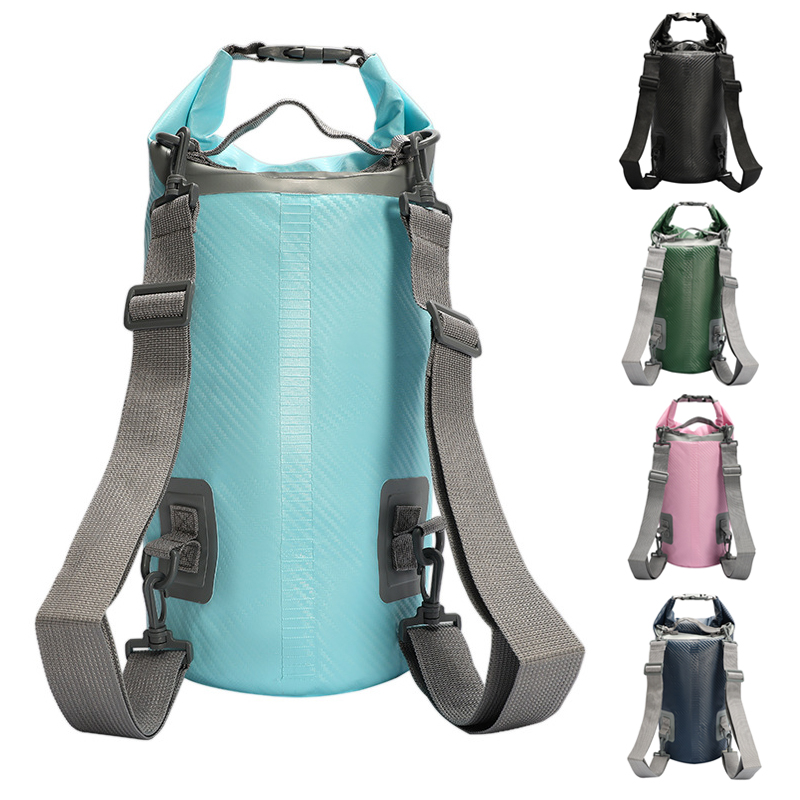 Dry Bag Backpack 30L Waterproof - Carbon Fiber Waterproof Swimming Bag, Dry