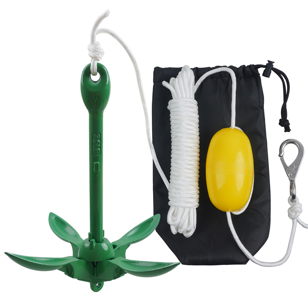 Kayak Anchor Kit Folding 1.5Kg - Âncora para caiaque e jet ski