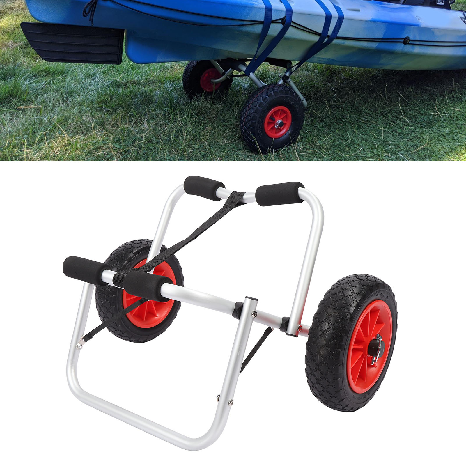 Kayak Cart Trolley Carrier Dolly - Carrinho de Transporte para Caiaque com