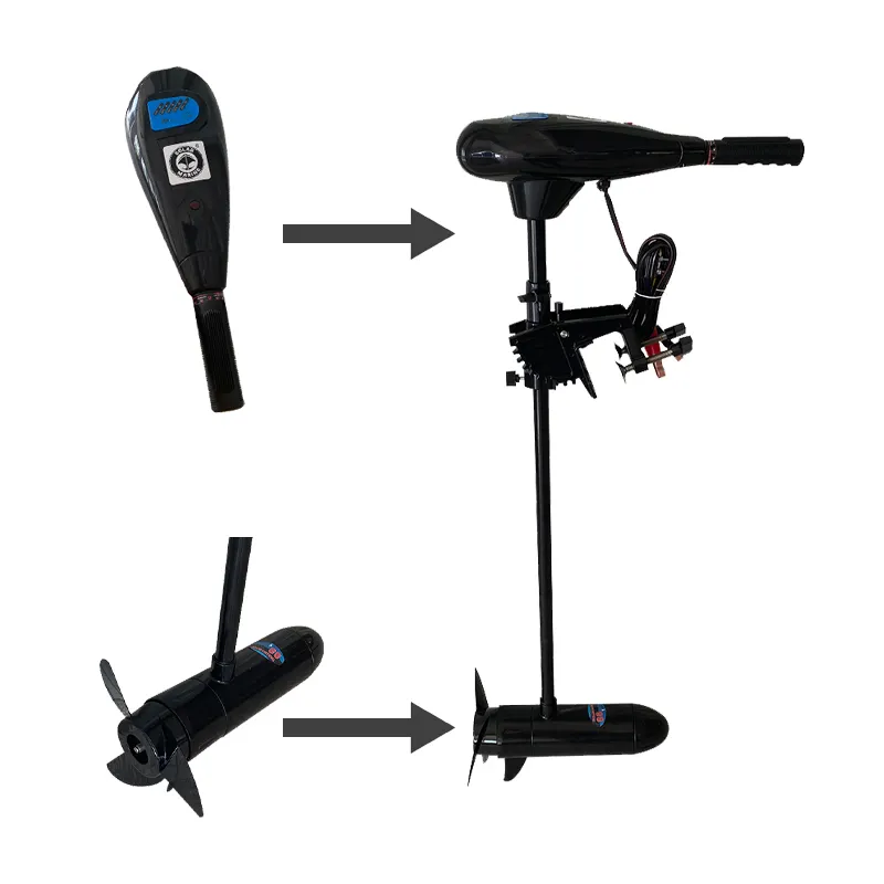 Electric Trolling Motor Kayak Mount - Caiaque Inflável de PVC com Motor