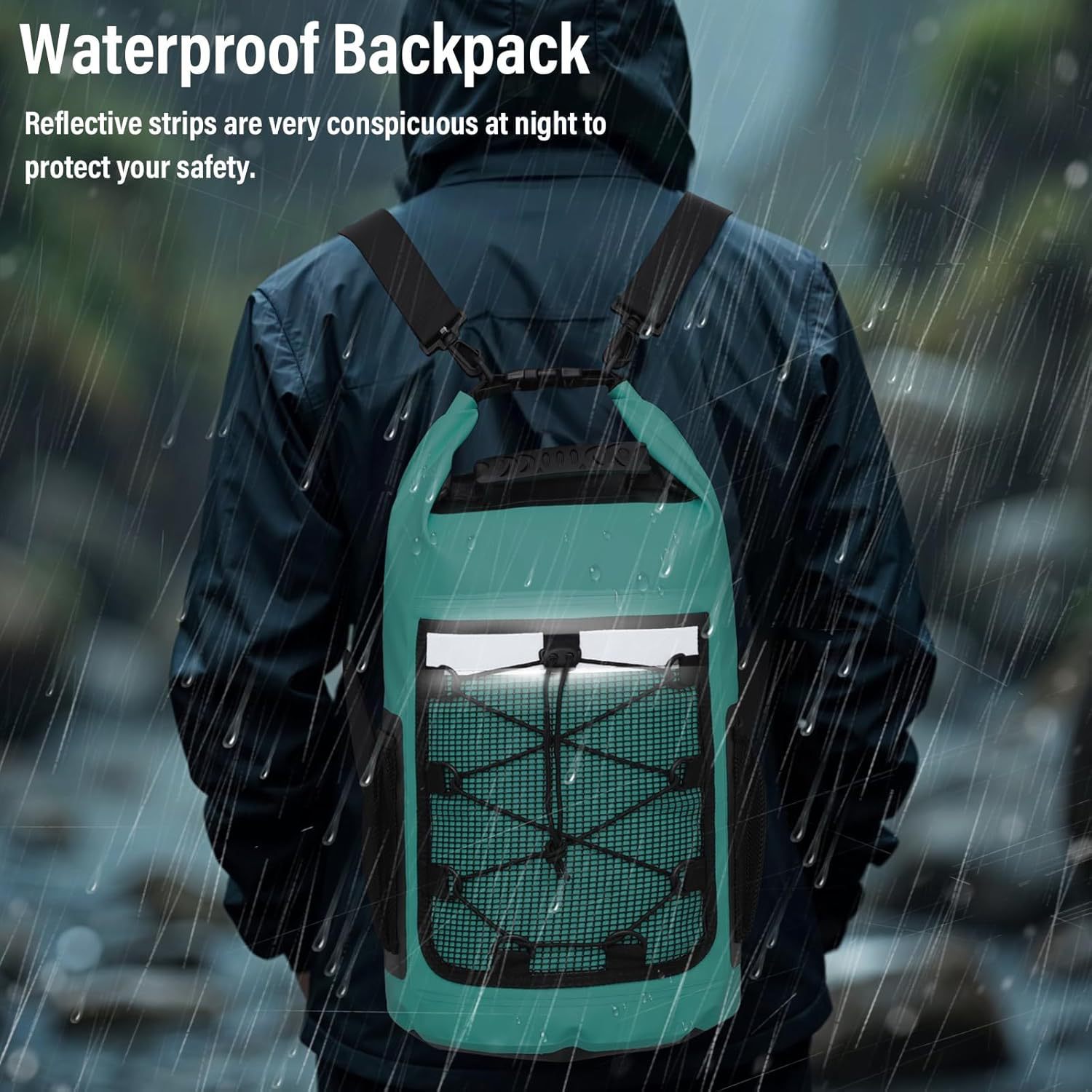 Dry Bag Backpack 30L Waterproof - Mochila Impermeável 20/30L para Esportes ao