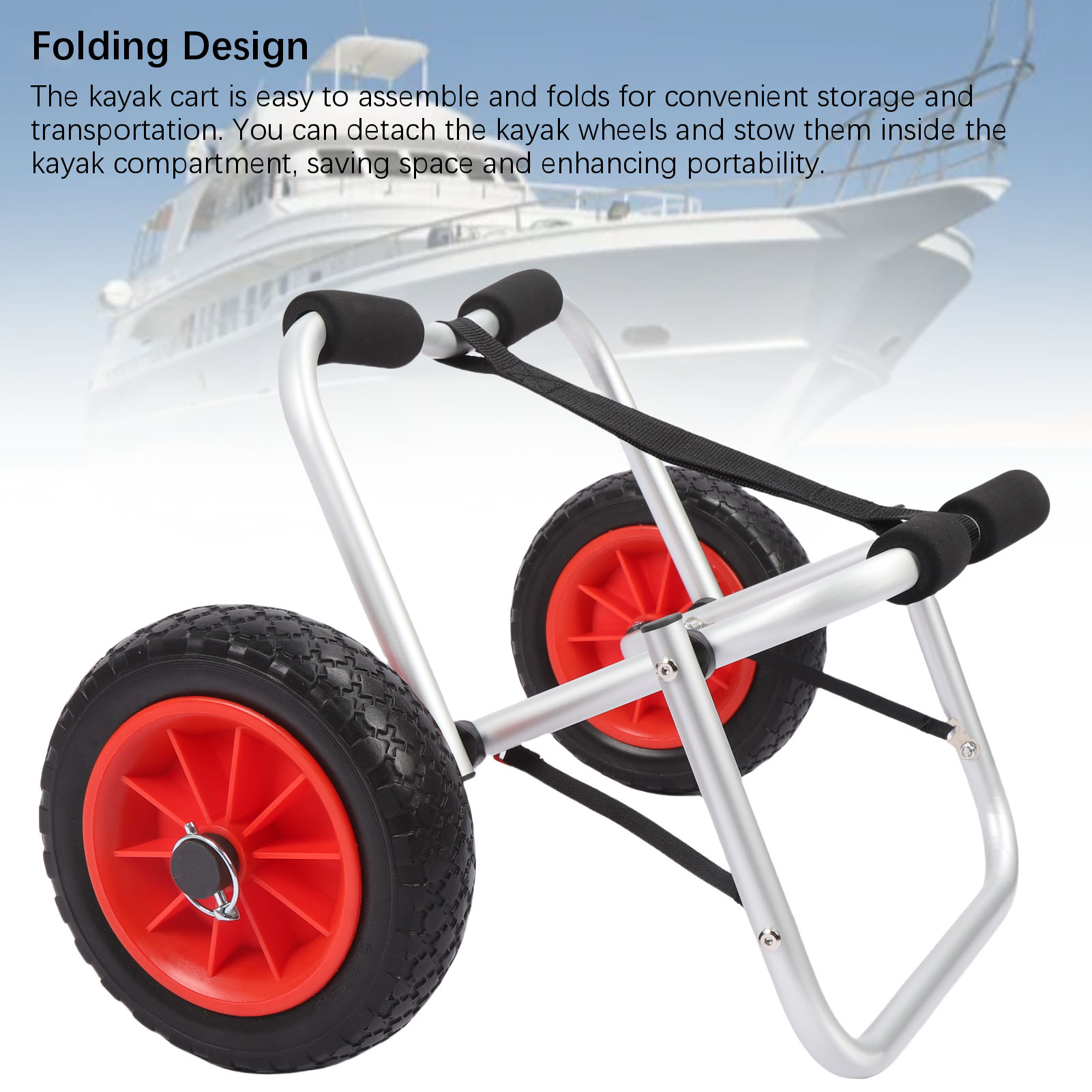 Carrinho de Transporte para Ca - Kayak Cart Trolley Carrier Dolly avaliação e preço