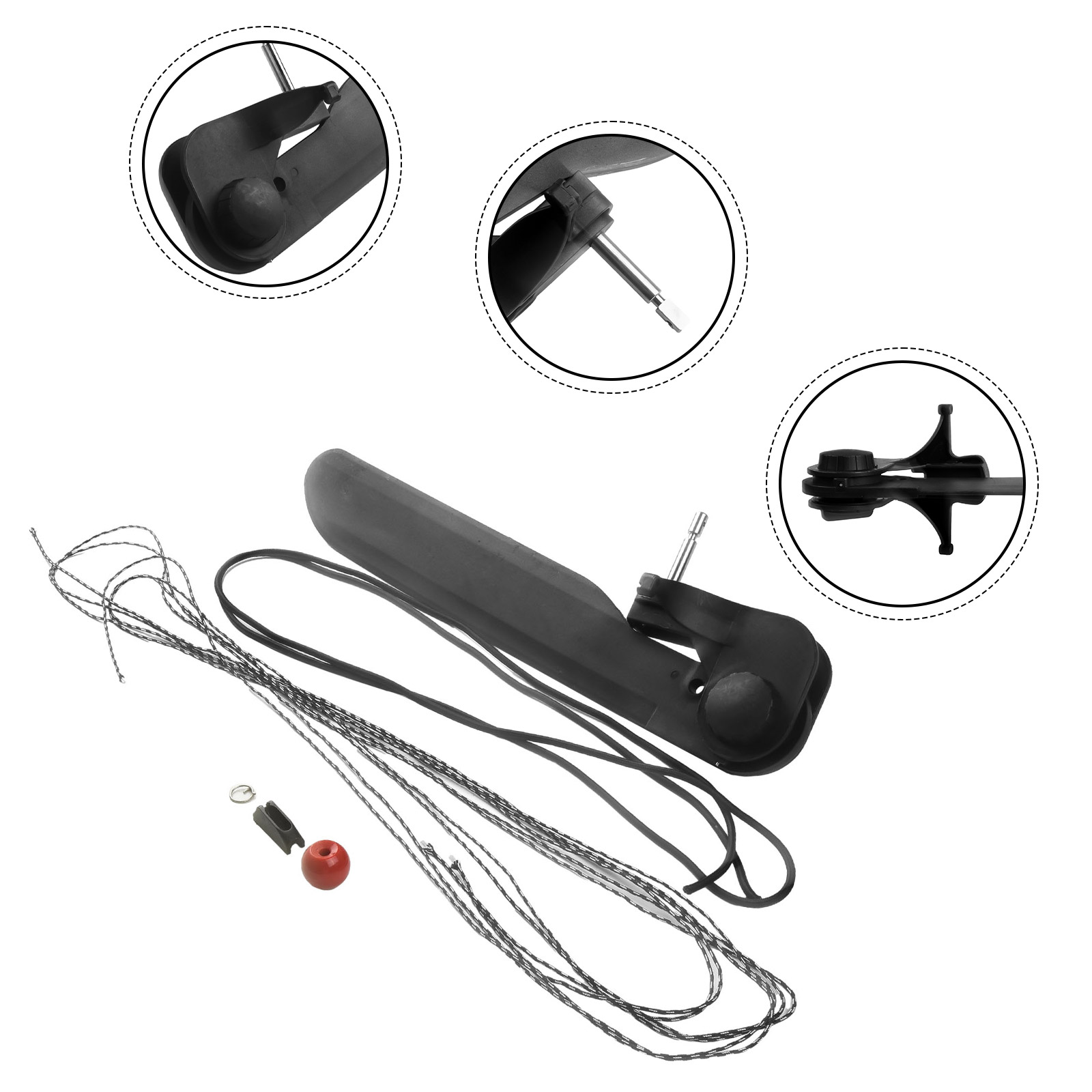 Barbatana de popa para caiaque - Kayak Rudder Kit Foot Control System avaliação e preço