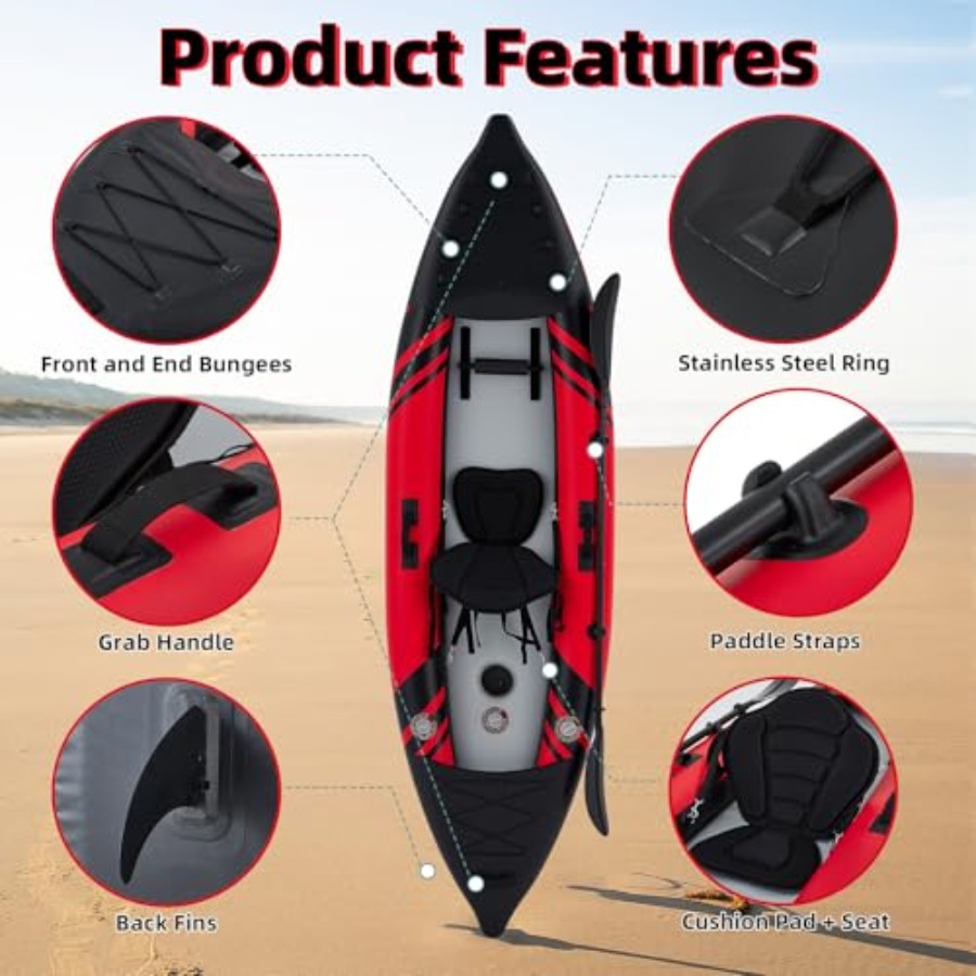 Caiaque inflável para 1 pessoa - Drop Stitch Touring Kayak 1 Person avaliação e preço