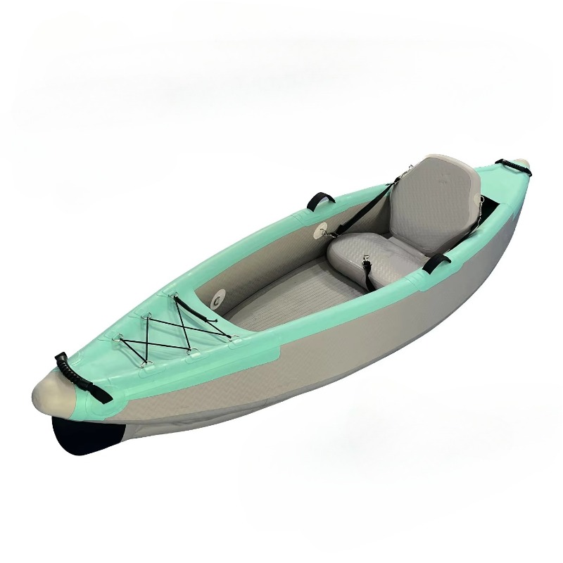 Caiaque inflável transparente  - Inflatable Kayak 2 Person Drop Stitch avaliação e preço