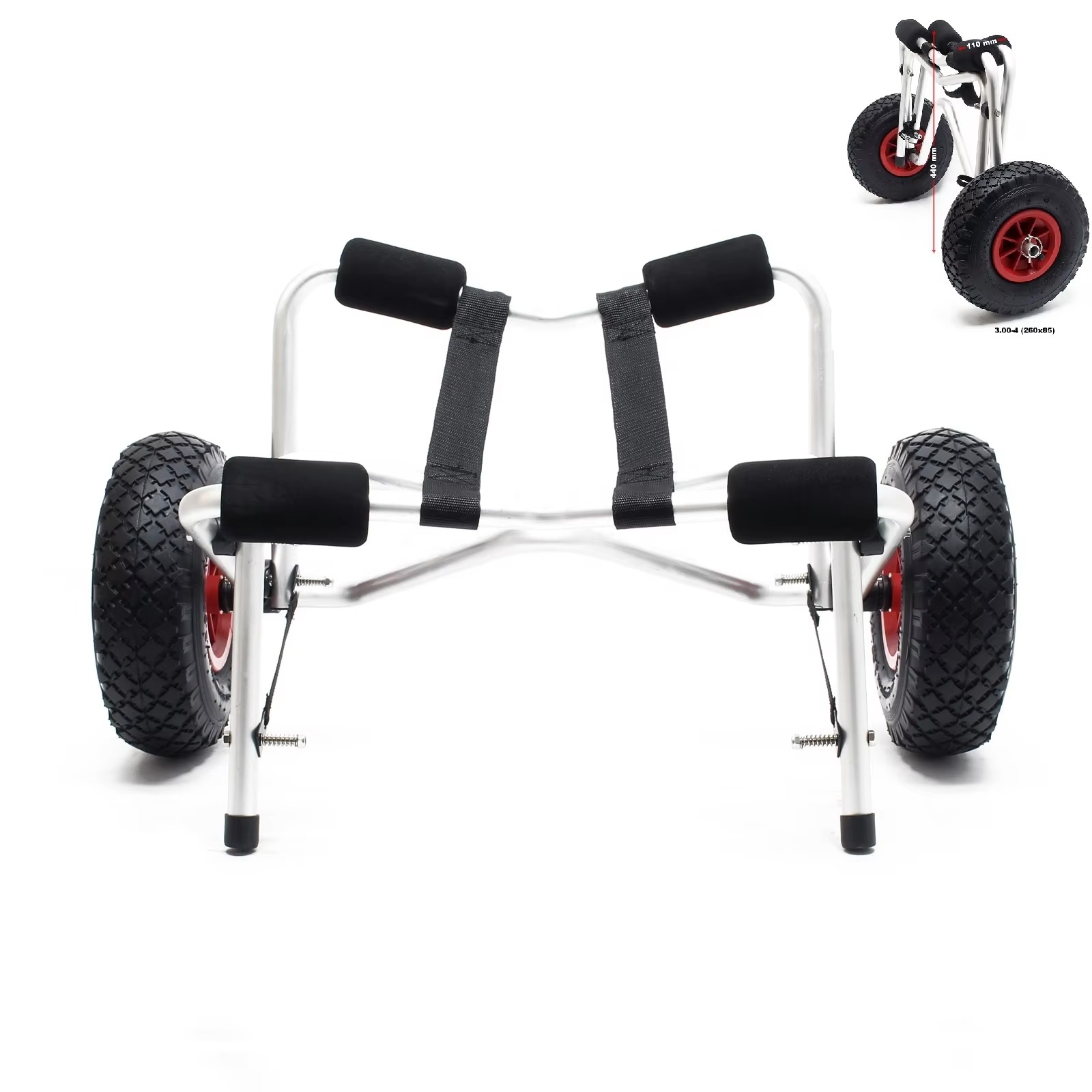 Carrinho de Transporte para Ca - Kayak Cart Trolley Carrier Dolly avaliação e preço