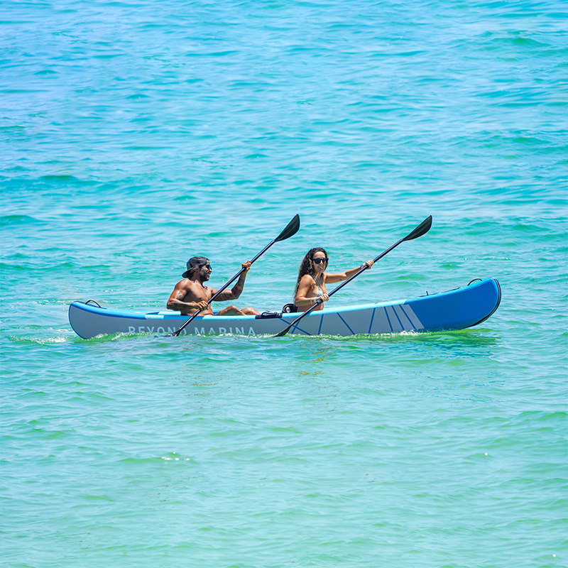 Caiaque Inflável Portátil para - Inflatable Kayak 2 Person Drop Stitch avaliação e preço