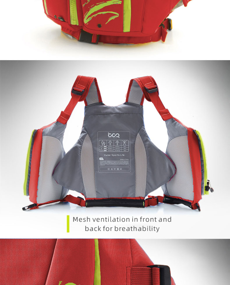 Auxílio de flutuabilidade 50n  - Kayak Life Vest Pfd Buoyancy Aid avaliação e preço