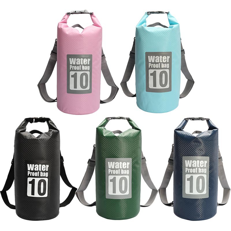 Carbon Fiber Waterproof Swimmi - Dry Bag Backpack 30L Waterproof avaliação e preço