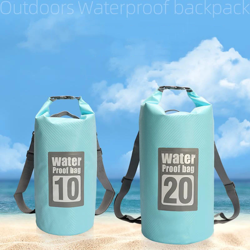 Carbon Fiber Waterproof Swimmi - Dry Bag Backpack 30L Waterproof avaliação e preço