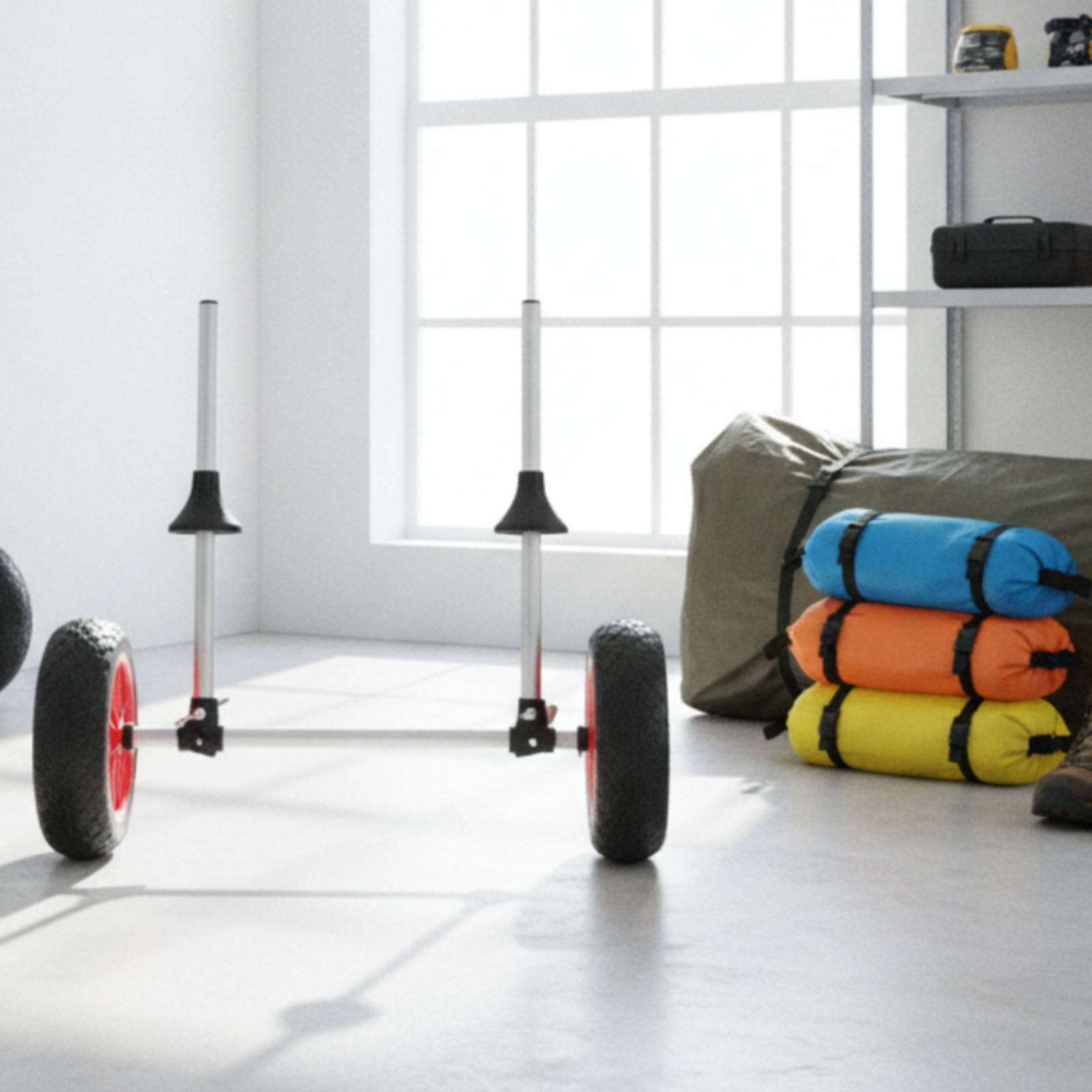 Carrinho de Transporte para Ca - Kayak Cart Trolley Carrier Dolly avaliação e preço