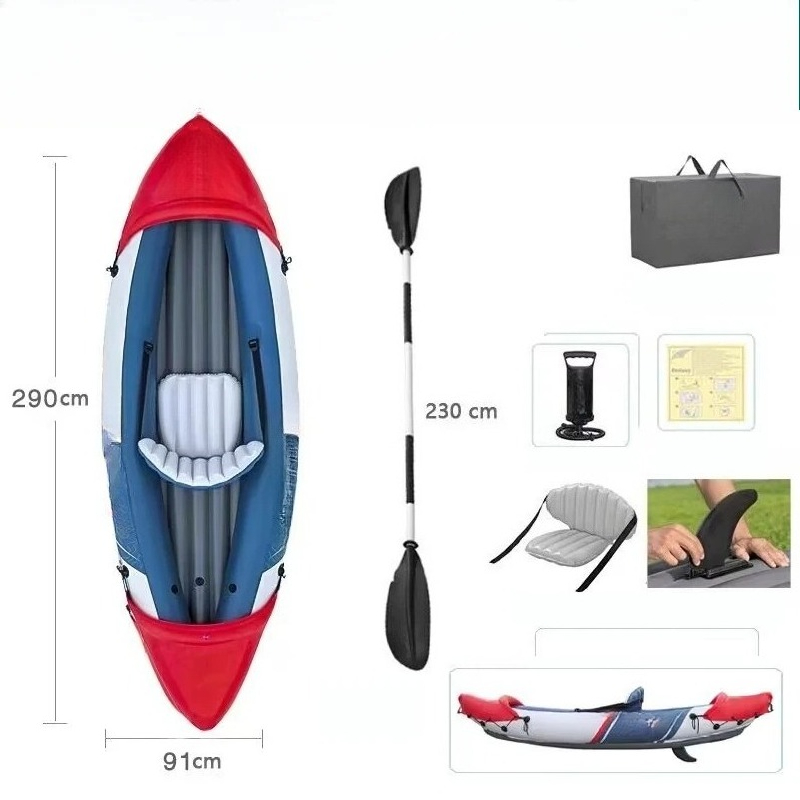 Fornecedor inflável do PVC do  - Inflatable Kayak 2 Person Drop Stitch avaliação e preço