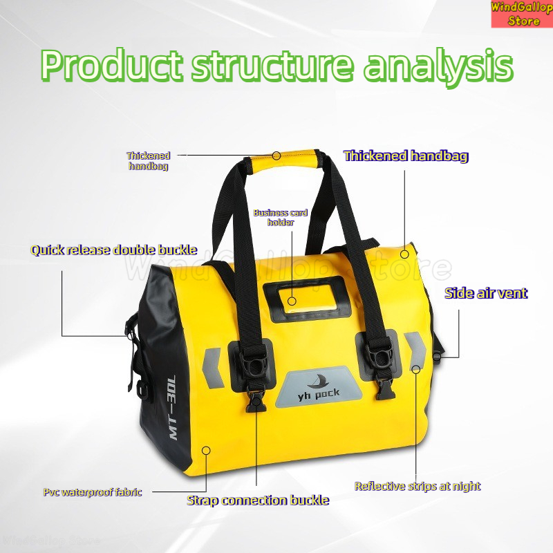 Bolsa Traseira Expansível para - Dry Bag Backpack 30L Waterproof avaliação e preço