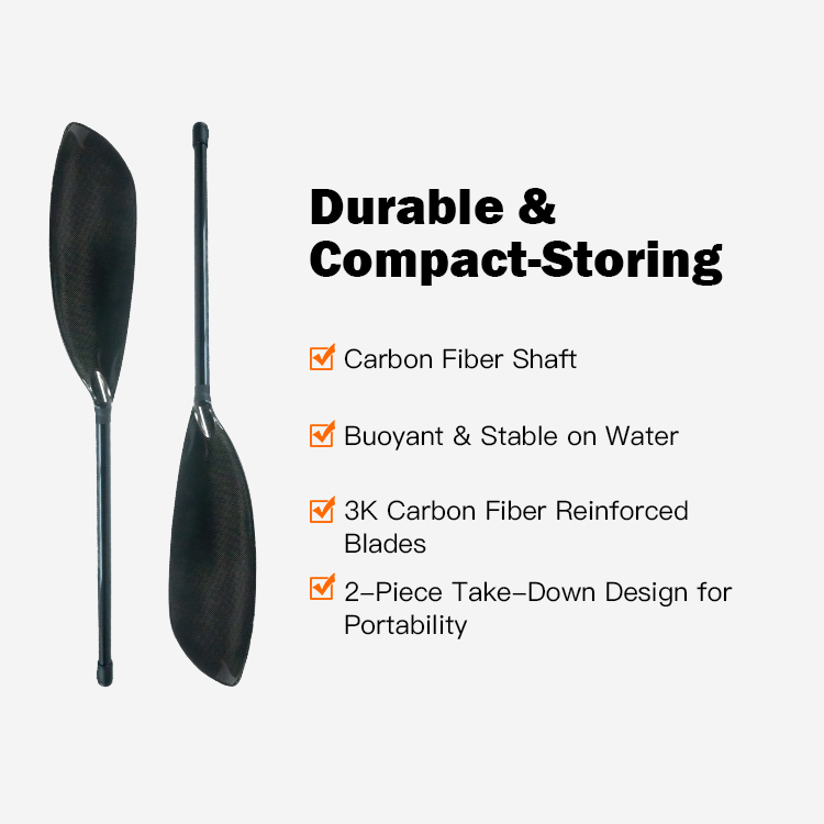 Remo de Caiaque Ajustável de F - Kayak Paddle Carbon Fiber 2 Piece avaliação e preço