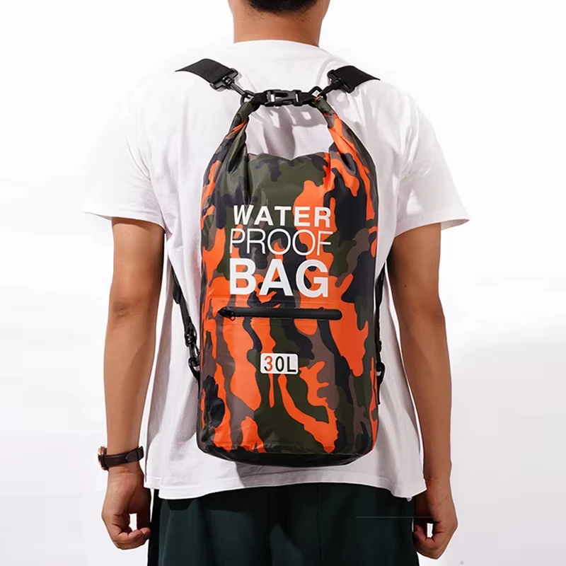 Mochila Impermeável de PVC par - Dry Bag Backpack 30L Waterproof avaliação e preço