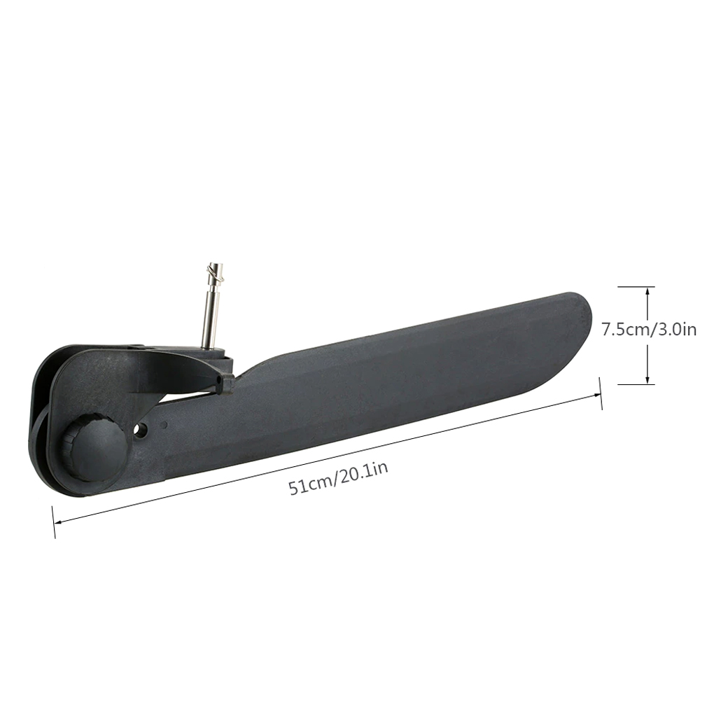 Kayak pé diretão leme sistema  - Kayak Rudder Kit Foot Control System avaliação e preço