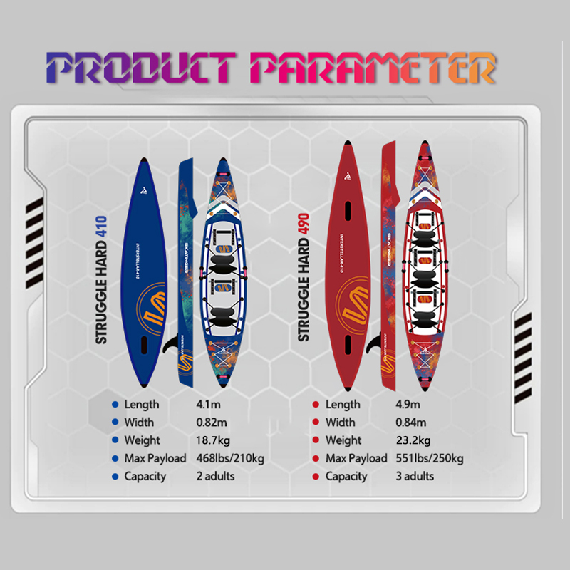 Caiaque Inflável Skatinger Ful - Inflatable Kayak 2 Person Drop Stitch avaliação e preço