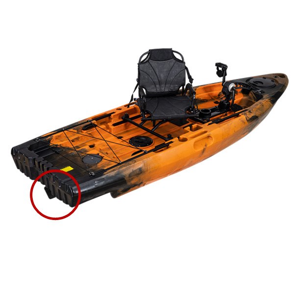 Lâmina de Leme para Canoas e C - Kayak Rudder Kit Foot Control System avaliação e preço