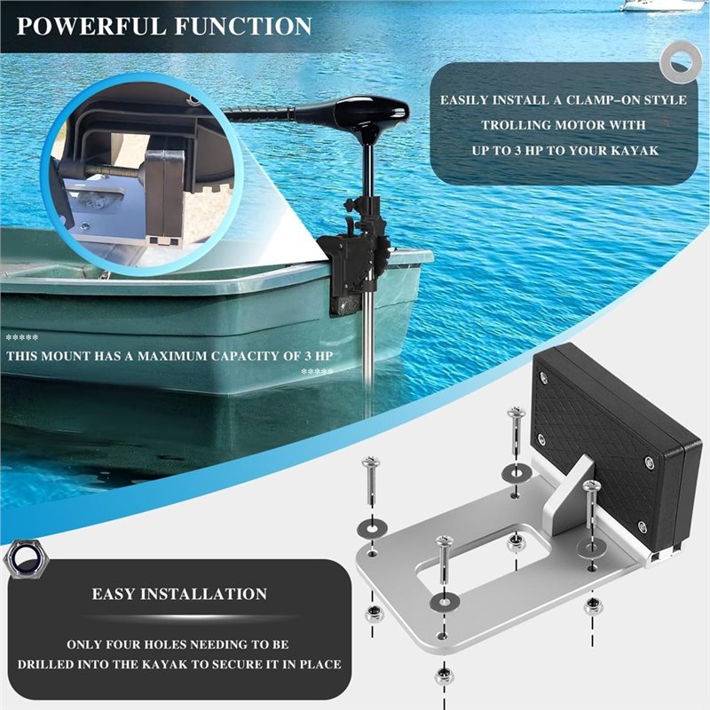 Suporte Universal L71A para Mo - Electric Trolling Motor Kayak Mount avaliação e preço
