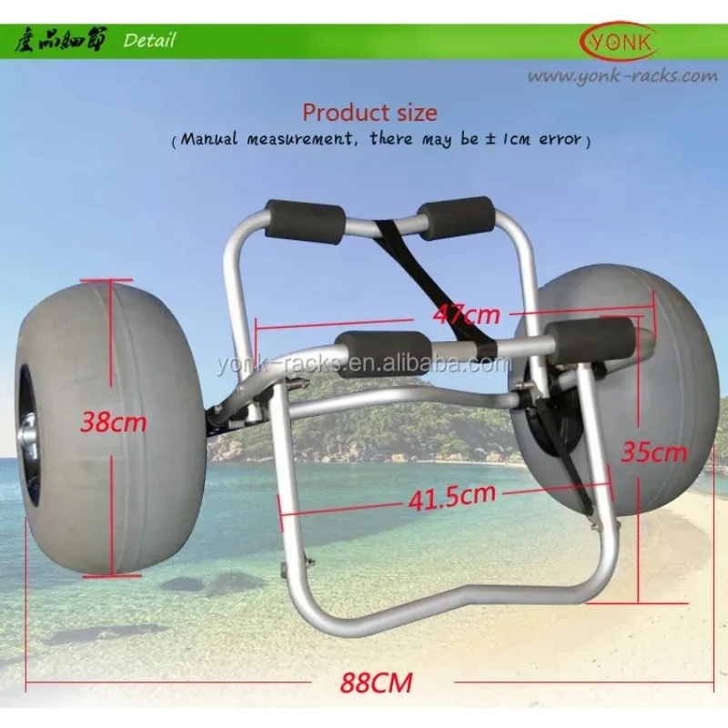 Rodas para Caiaque/Canoa YONK  - Kayak Cart Trolley Carrier Dolly avaliação e preço