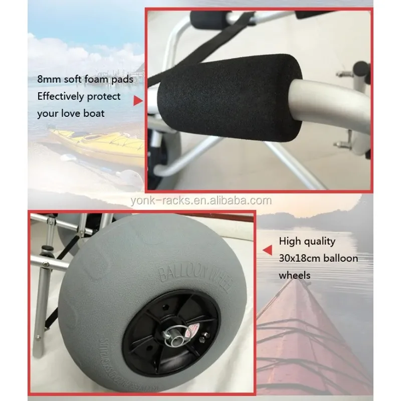 Rodas para Caiaque/Canoa YONK  - Kayak Cart Trolley Carrier Dolly avaliação e preço
