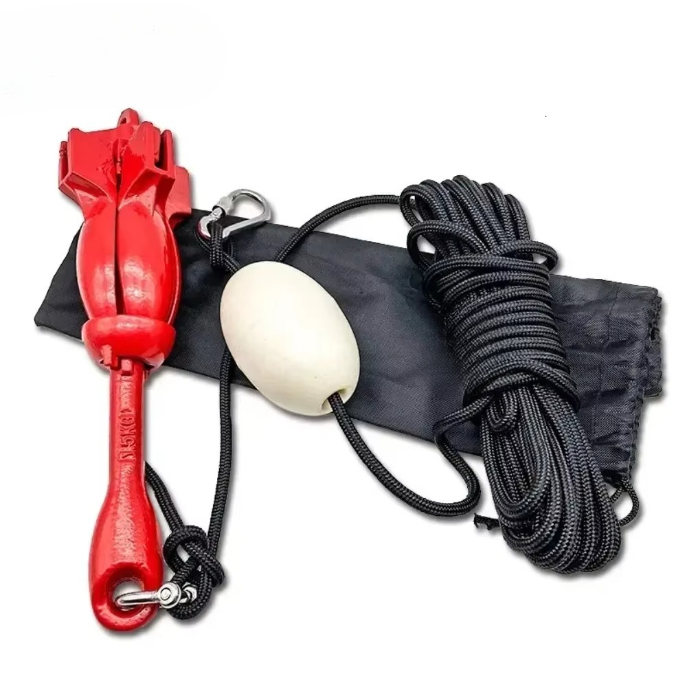 Kit de Âncora de Caiaque com G - Kayak Anchor Kit Folding 1.5Kg avaliação e preço