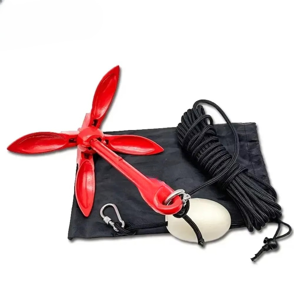 Kit de Âncora de Caiaque com G - Kayak Anchor Kit Folding 1.5Kg avaliação e preço