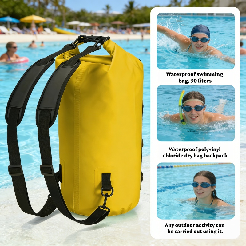 Mochila Impermeável de PVC 30L - Dry Bag Backpack 30L Waterproof avaliação e preço