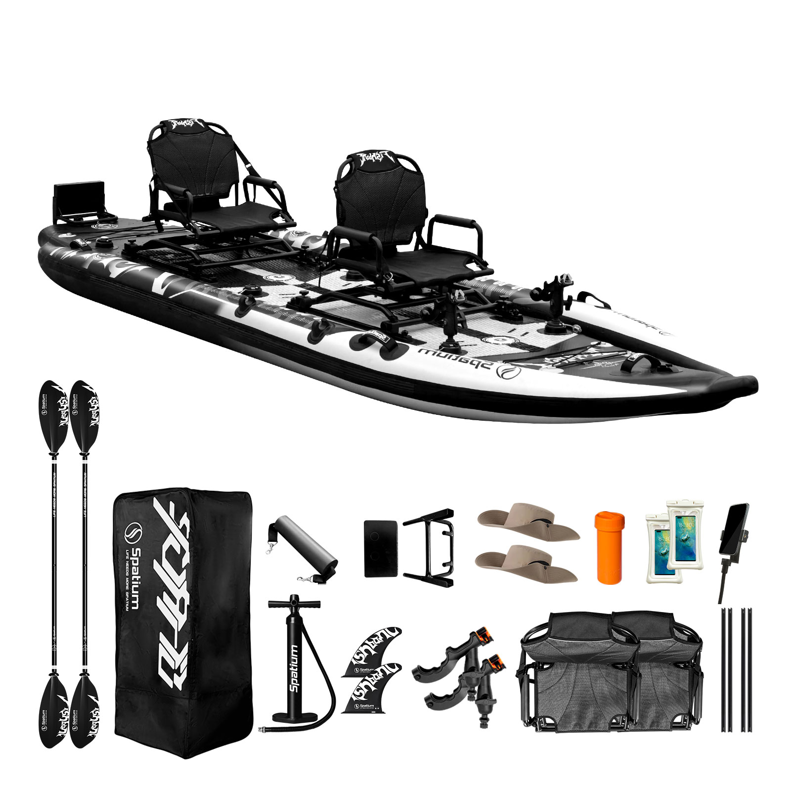 Canoa/Kayak Inflável para Pesc - Inflatable Kayak 2 Person Drop Stitch avaliação e preço