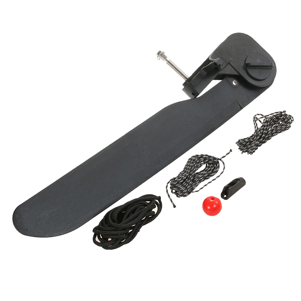 Kayak pé diretão leme sistema  - Kayak Rudder Kit Foot Control System avaliação e preço