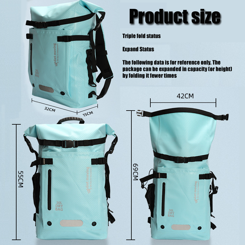 Mochila impermeável 30l, bolsa - Dry Bag Backpack 30L Waterproof avaliação e preço