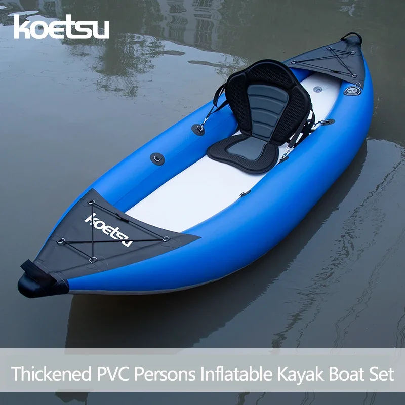 KOETSU 1-2 pessoas inflável pv - Inflatable Kayak 2 Person Drop Stitch avaliação e preço