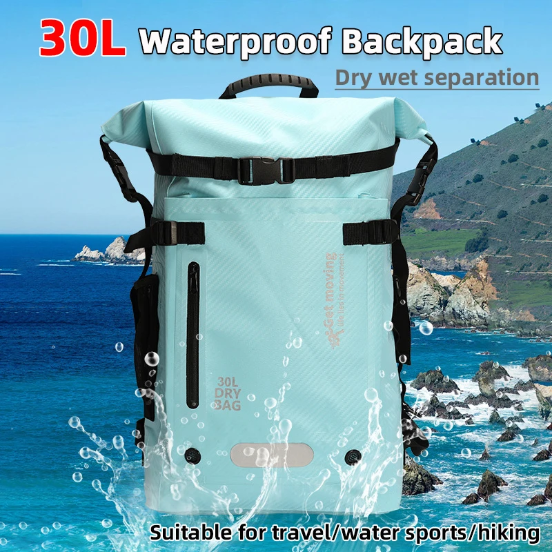 Mochila Impermeável de Grande  - Dry Bag Backpack 30L Waterproof avaliação e preço