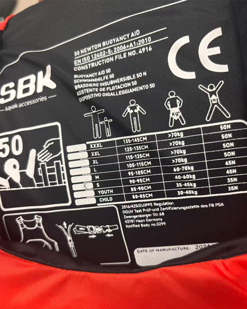 Colete salva-vidas aprovado pe - Kayak Life Vest Pfd Buoyancy Aid avaliação e preço