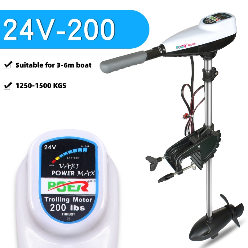 Motor elétrico de popa sem esc - Electric Trolling Motor Kayak Mount avaliação e preço