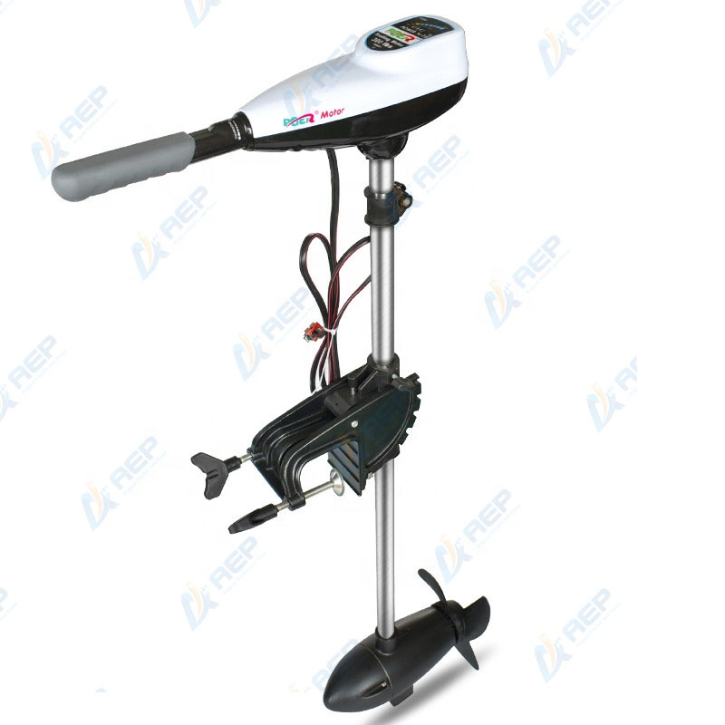 Motor elétrico de popa sem esc - Electric Trolling Motor Kayak Mount avaliação e preço