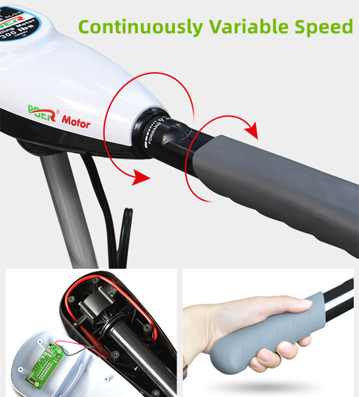 Motor elétrico de popa sem esc - Electric Trolling Motor Kayak Mount avaliação e preço