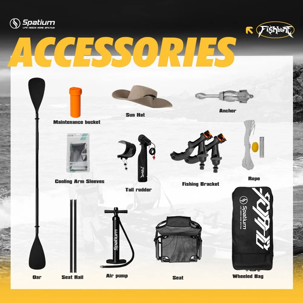 Caiaque de pesca insuflável, s - Drop Stitch Touring Kayak 1 Person avaliação e preço