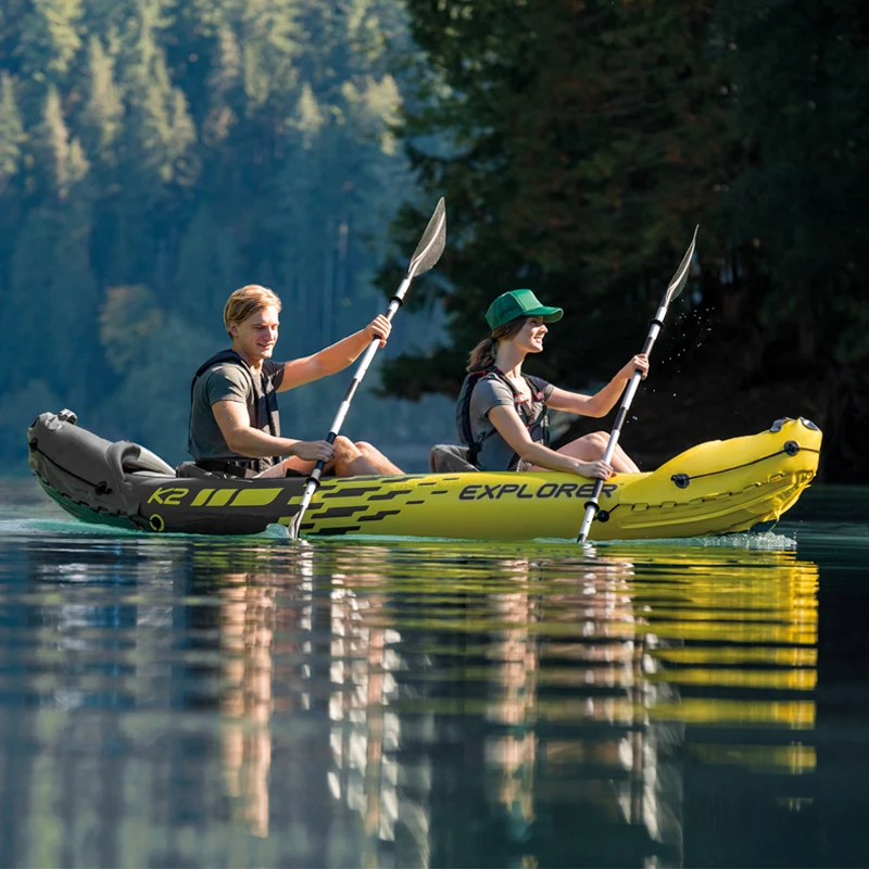Bote Inflável Duplo para Caiaq - Inflatable Kayak 2 Person Drop Stitch avaliação e preço